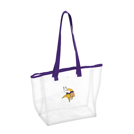 Logo Brands Minnesota Vikings Stadium Clear Tote 618-65P